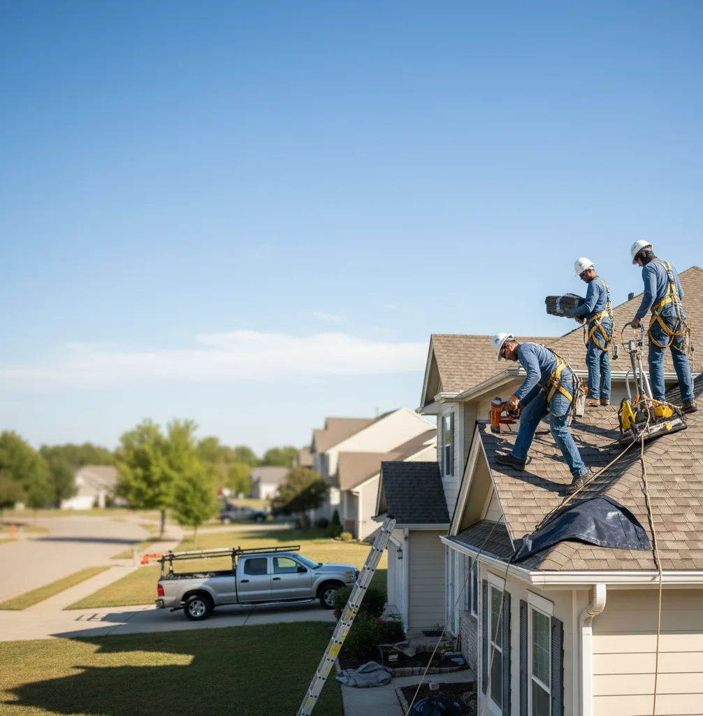 Roof Repair in Van Dyne